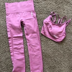 Pink seamless gymshark